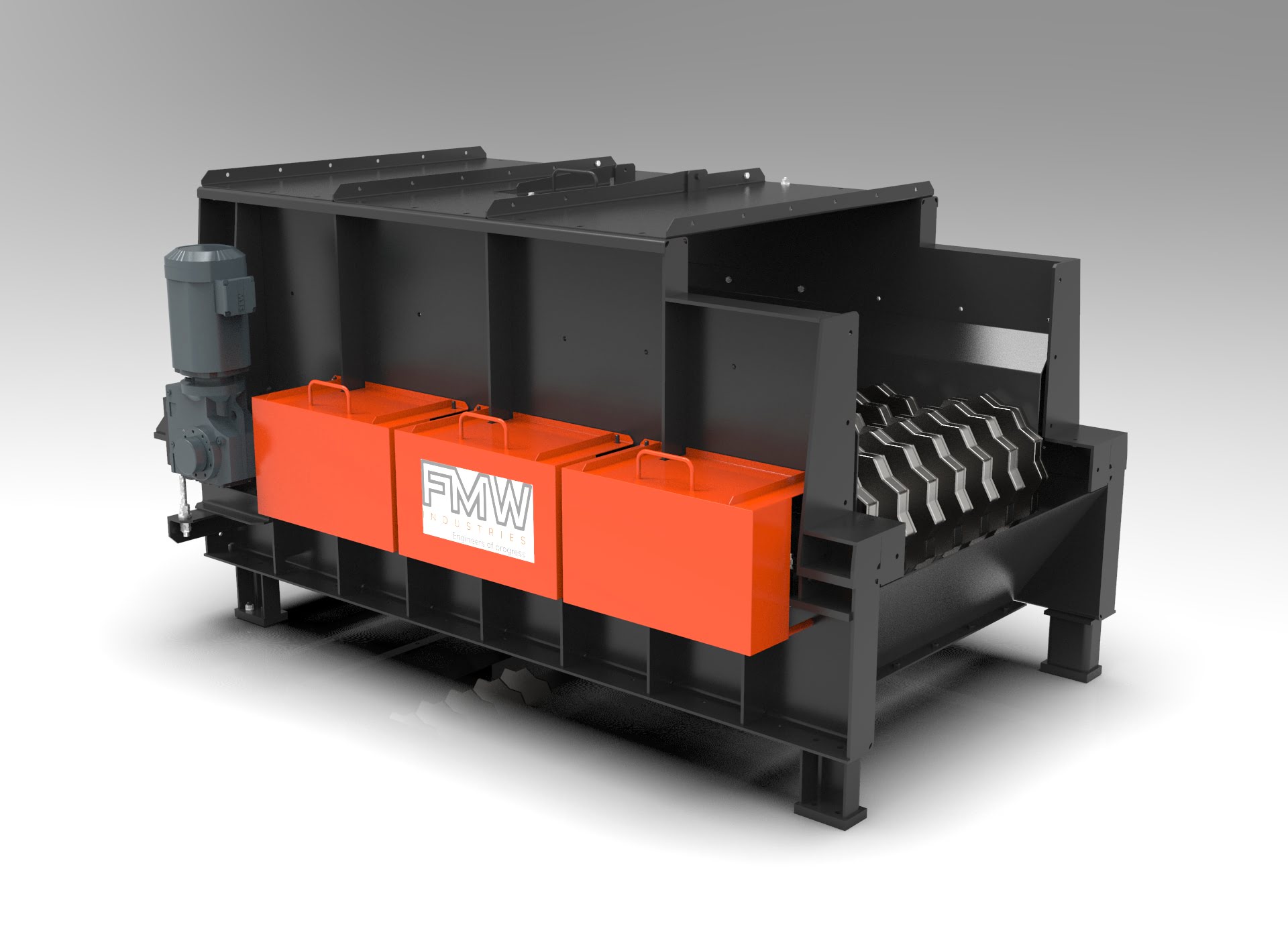 FMW Disc Screen for pre-sorting and filtering out significant oversize particles